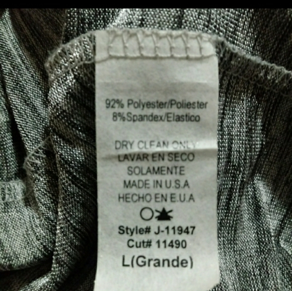 Final Touch Gold Metallic Waterfall Cardig… - Picture 3 of 4